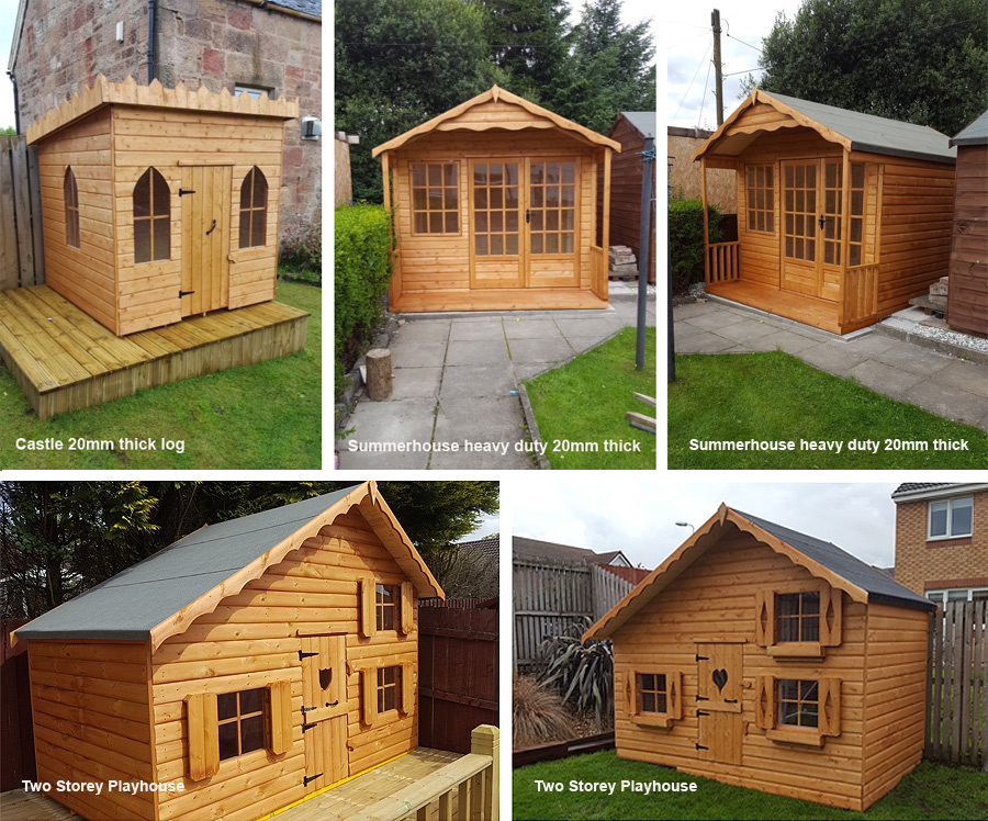 Garden Sheds Glasgow, Fencing Airdrie, Elite Fencing and Sheds Scotland, Playhouses
